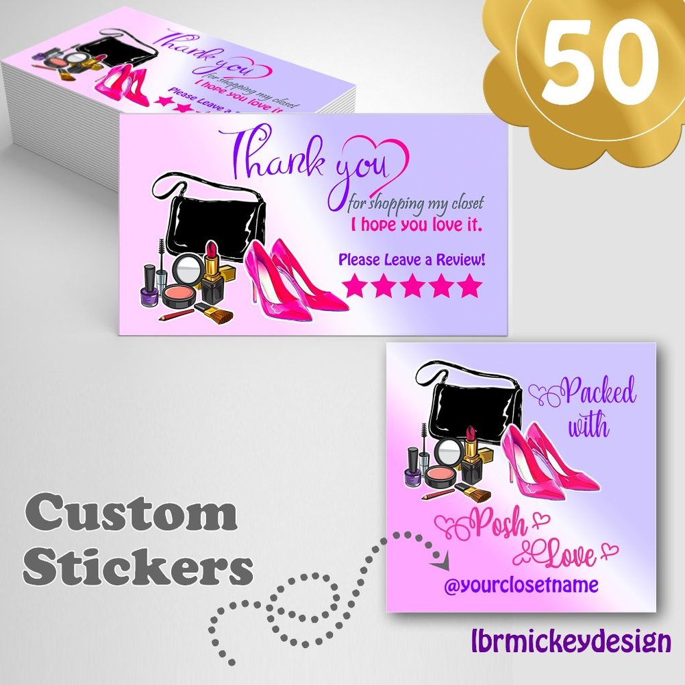 Thank you cards & Stickers